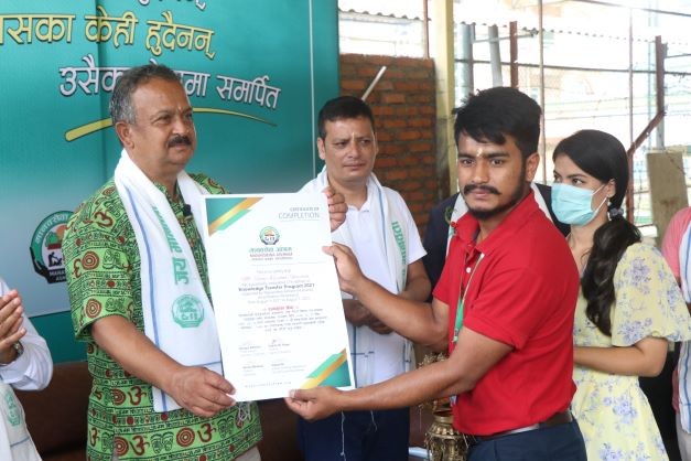 मानव सेवा आश्रमद्धारा पाँच दिने ज्ञान हस्तान्तरण  कार्यक्रम सम्पन्न