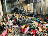 नागार्जुन नगरपालिका, वडा नं ४ लाम्थुम्कीस्थित राजेन्द्र उदासको नाममा दर्ता भएको पिएन्जे इन्टरप्राइजको स्टोरमा भिषण आगलागी