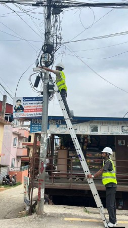 नागार्जुन नगरपालिकामा सिसी क्यामेरा जडान कार्य तीव्र, सुरक्षित नगर निर्माण अभियानलाई प्राथमिकता