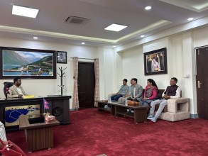 नागार्जुन नगरपालिकामा खानेपानी समस्या समाधानका लागि मन्त्री यादवसमक्ष पहल