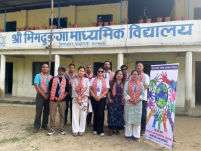 “विद्यालयमा मानवअधिकार शिक्षा” विषयक एकदिवसीय कार्यक्रम सम्पन्न