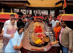 सीता जयन्तीको अवसरमा ऐतिहासिक सीतापाइला मन्दिरमा विशेष पूजा सम्पन्न