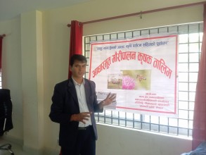 नागार्जुन–६ मा तीनदिने आधारभूत माहुरीपालन कृषक तालिम सम्पन्न हुँदै
