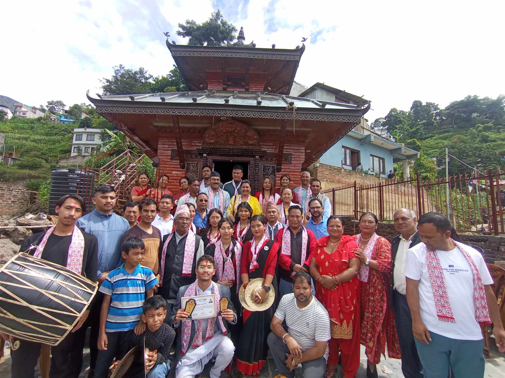 नागार्जुनमा जेष्ठ नागरिक सम्मान, धिमे बाजा तालिम समापन तथा उत्कर्ण विद्यार्थी बधाई कार्यक्रम सम्पन्न