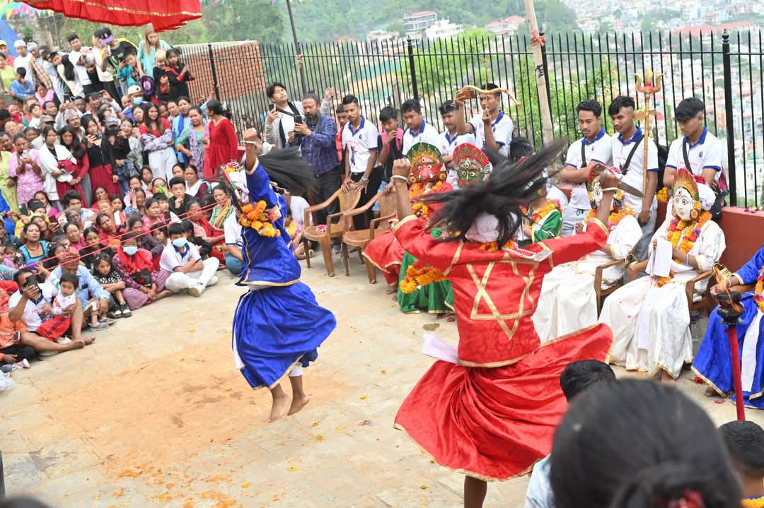 श्री आकाश भैरवको १२ वर्षे जात्रा सम्पन्न – नाच र पूजापाठ सहित हलचोकमा सम्पन्न समारोह