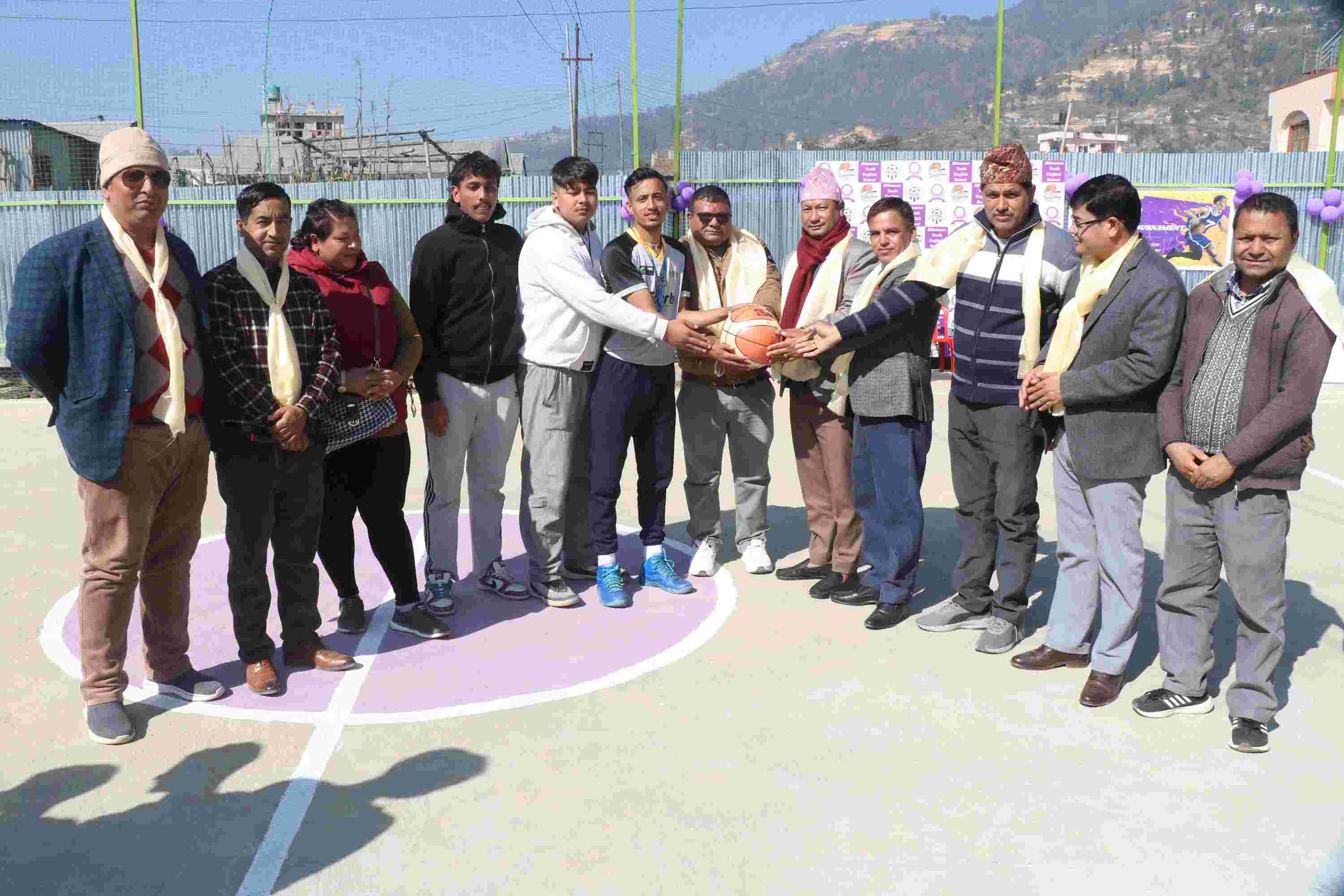 प्रथम माइलस्टोन बास्केटबल प्रतियोगिताको उपाधि पिपल्स एकेडमीलाई